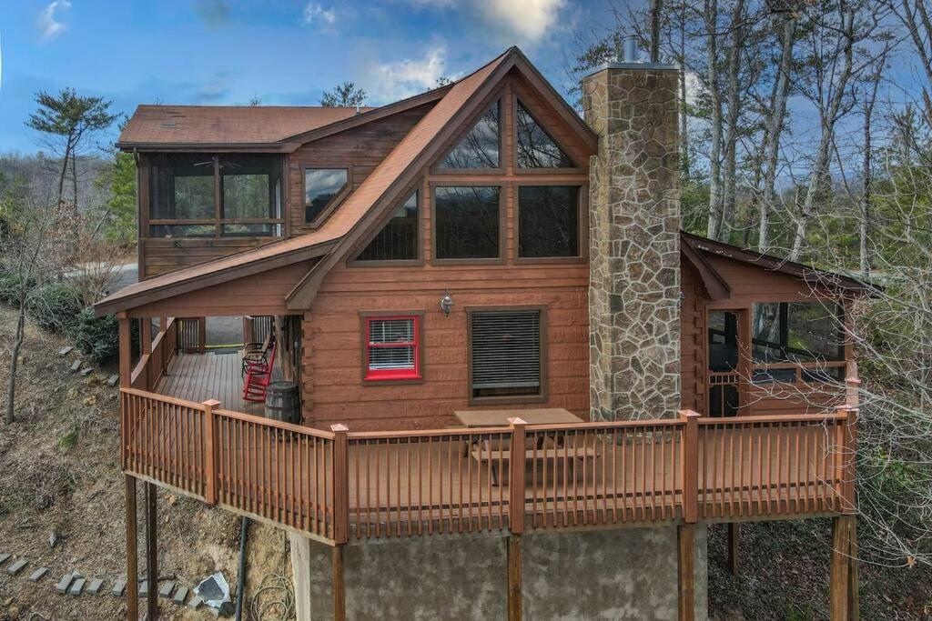 Over The Mountain - Smoky Mountain View Cabin Sevierville Eksteriør bilde